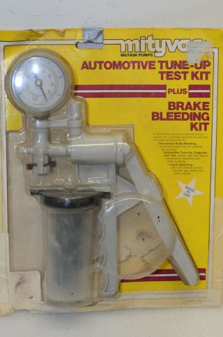 Mity - Vac Vacuum Pump & Brake Bleeder Kit 7000 Made In Usa Vintage Tool