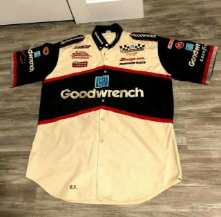 Vintage Dale Earnhardt 3 Goodwrench Racing Shirt Size Large Nascar Made In Usa