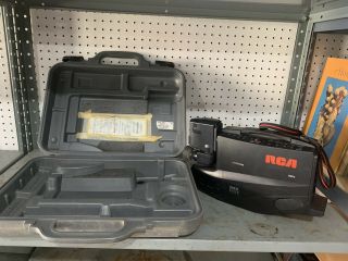 Rca Dsp3 Cc432 Vhs Analog Vintage Camcorder Only With Hard Case