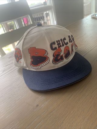 Vintage Chicago Bears Youth Drew Pearson Graffiti Snapback Hat Cap Sports Nfl