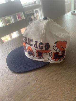 Vintage Chicago Bears Youth Drew Pearson Graffiti Snapback Hat Cap Sports NFL 2