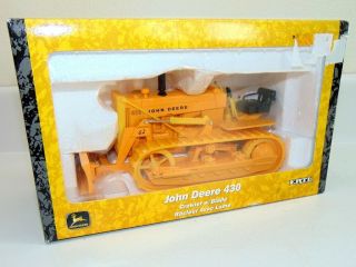 Vintage Ertl John Deere 430 Crawler With Blade Farm/const Toy,  1/16 Scale
