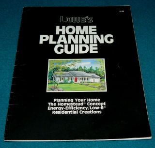 Vintage : House Plans " Home Planning Guide " Lowe 