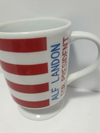 Vintage Collectable Alf Landon For President 1936 Campaign Mug