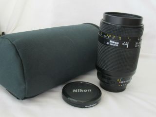 Vintage Nikon Af Nikkor 70 - 210mm F/4.  0 - 5.  6 Af Push - Pull Zoom Lens