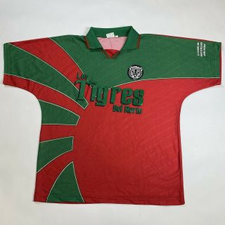 Vintage Los Tigres Del Norte Shirt 1999 Red And Green Size L Jersey