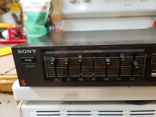 Sony SEQ - 120 Stereo Graphic Equalizer 7 Band X 2 Vintage 2