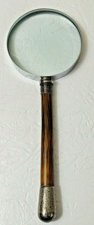 Vintage Sterling Silver Magnifying Glass