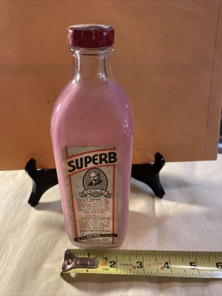 Vintage Embalming Fluid Bottle,  Cleveland Ohio