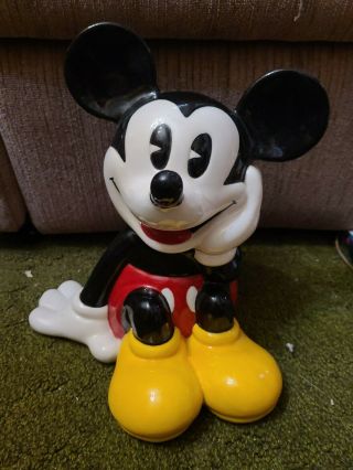 Vintage Cookie Jar - Mickey Mouse - Treasure Craft C/disney - No Box