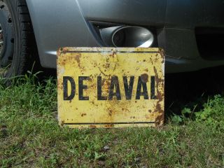 Vintage 1969 De Laval 16 " X 12 " Farm Feed Seed Store Advertising Tin Sign