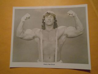 Kerry Von Erich Wrestling Wrestler Wwf Vintage Glossy B&w Movie Photo