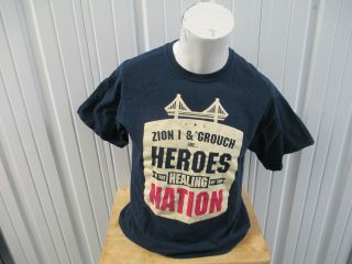 Vintage Zion I & The Grouch ‎heroes In The Healing Of The Nation Large T - Shirt