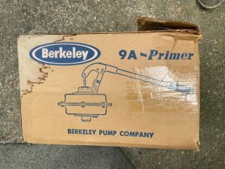 Berkeley Old Style Cast Aluminum Han - Dee Primer Well Pump Nib Centrifugal