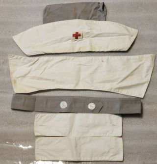 Rare Vintage Ww2 American Red Cross Nurse 