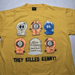 Vtg 90s South Park T Shirt Large 1998 Comedy Central Who Killed Kenny They L 2