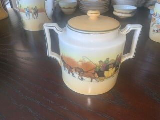 Vintage Royal Doulton Coaching Days Tea Canister