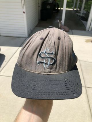 Vintage 80s 90s Stussy Capz Snapback Hat Cap Made In Usa Skate Hip Hop Surf Rap