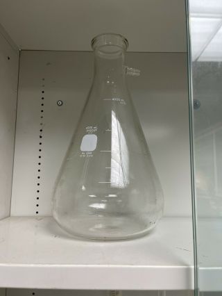 Vintage 4 L Pyrex Filter Flask Laboratory
