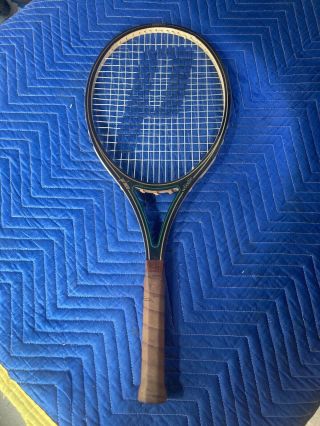 Vintage Prince Woodie Graphite Wood Tennis Racquet 4 1/4