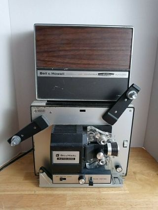Vintage Bell & Howell Autoload Compatible 8 Movie Film Projector 2