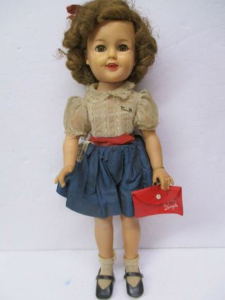 Vintage 17 Inch Ideal Shirley Temple Doll W/tagged Dress & Purse St - 17 - 1 Teeth