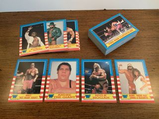 Vintage 1987 Topps Wwf Trading Card Set 1 - 75 - No Stickers - Wwe