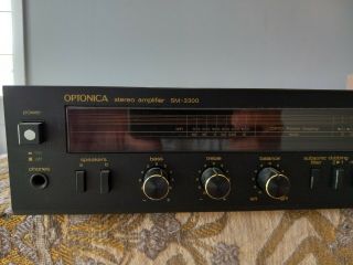 Vintage Optonica Stereo Amplifier - Sounds Strong &