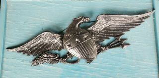 Vintage Cast Iron Eagle W/ Union Shield,  Olive Branch,  Arrows Wall Plaque 21 "