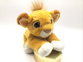 Authentic Mattel Disney Vintage 1993 The Lion King Floppy Baby Simba Plush Toy