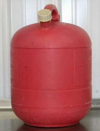 Vintage Eagle 6 Gallon Round Plastic Gas Can PG 6 Vented Pre Ban 2