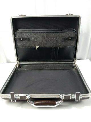 Vintage American Tourister Briefcase.  Brown.  Hard Case W/key