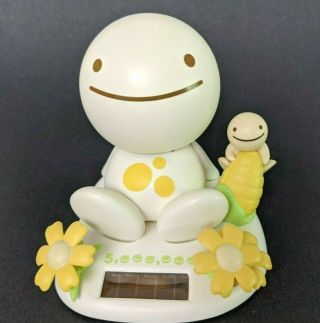 Vtg Nohohon Tomy Solar Powered Happy Stress Toy Japan 5,  000,  000 Achievement Corn