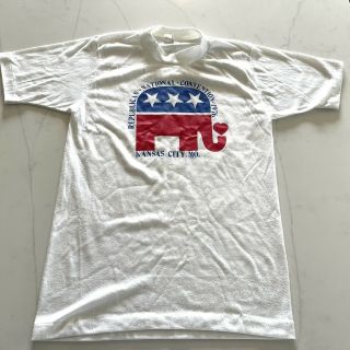 Vintage 1976 Republican National Convention Tshirt Kansas City Size M