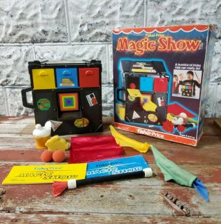 Vintage Fisher Price Toys Magic Show No.  999 Complete With Box Rare