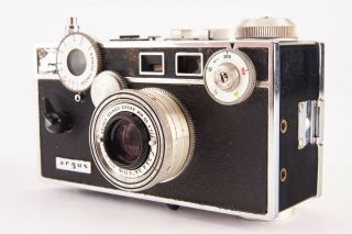 Vintage Argus C3 35mm Rangefinder Camera With Cintar 50mm F/3.  5 Lens V15