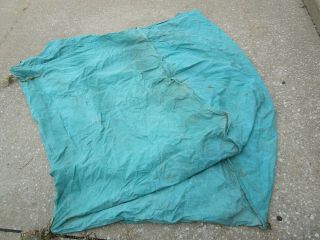 Vintage Green Canvas Camping Pup Tent Maybe Boy Scouts