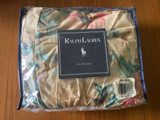 Vintage 90’s Ralph Lauren Elsa Grasslands Full Double Bed Skirt Ruffle Floral
