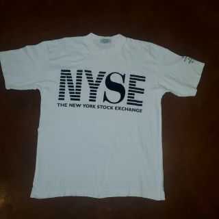 Vintage Nyse York Stock Exchange T - Shirt 90s Tee Wolf Of Wallstreet