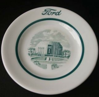 Vintage Ford Motor Company Restaurant Ware Plate