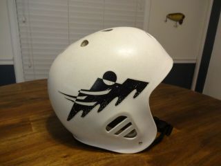 Vintage 80s Pro - Tec Skateboard Bmx Inline Helmet White Large