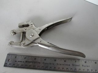Vintage Leather Eyelet Hole Punch Hand Tool H.  L.  Judd Co.  Ny Sargent & Co.  Usa