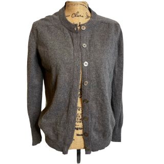 Dalton Cashmere Gray Cardigan Sweater S 60s 70s Vintage