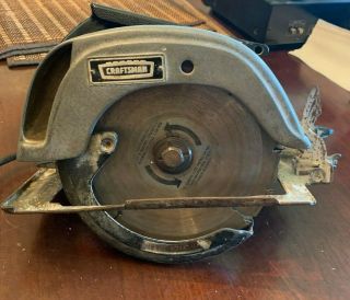 Vintage Sears Craftsman 7 Inch Circular Saw Double Insulated 5300 Made In Usa