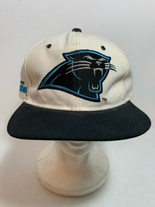 Vintage 90s Nfl Carolina Panthers Sports Specialties Pro Line Snapback Hat Cap
