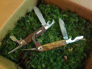 Vintage Pocket Knife Camp Scout Knives Made In Usa