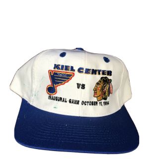 Vintage 1990’s St Louis Blues Nhl Hockey Embroidered Hat Snapback Hat Cap
