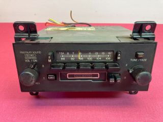 Vintage Ford Premium Sound Cassette Stereo Car Auto Under Dash Radio