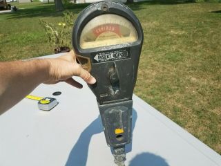 Vintage Pom Inc.  Park - O - Meter Model S - Cast Iron Parking Meter