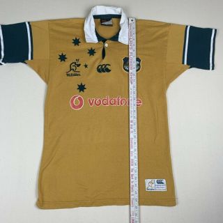 Vintage Canterbury Australia Wallabies Rugby Union Polo Jersey Shirt,  Medium 2